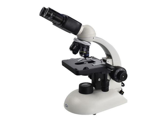 Microscópio binocular 10x 40x 100x do estudante do laboratório do microscópio da biologia